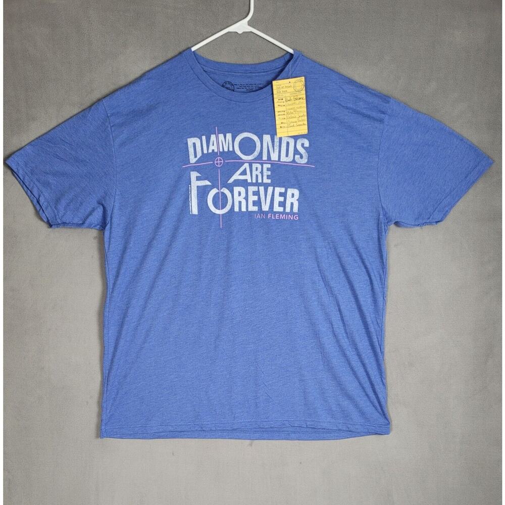 Out of Print Unisex/Men's Mystery and Spy Book-Themed Tee T-Shirt 3XL